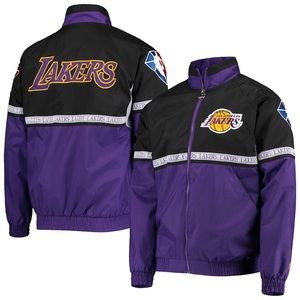 Los Angeles Lakers Starter NBA 75th Anniversary Academy II Raglan Jacket BNWOT